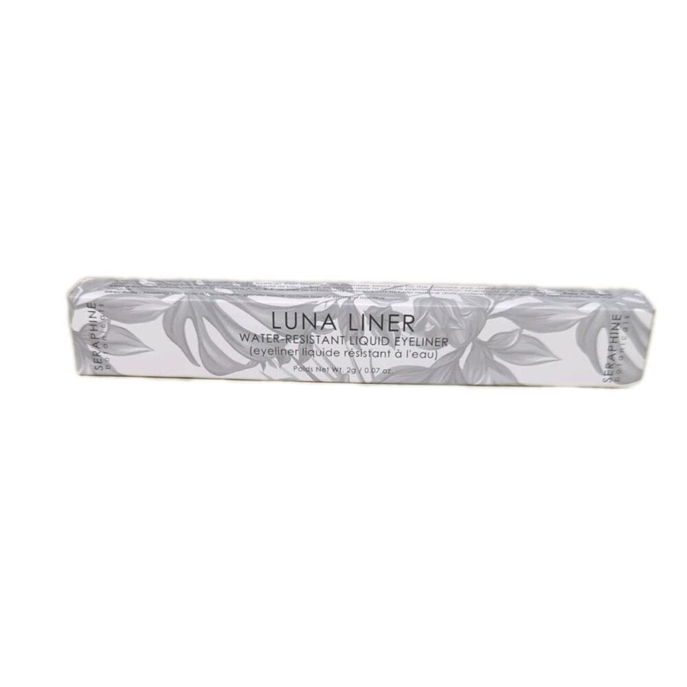 NEW Seraphine Botanicals LUNA LINER Liquid Eyeliner Pitch Black Water Resistant